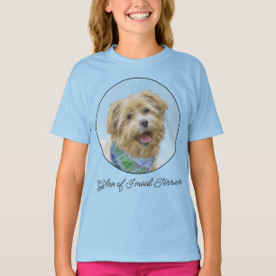 T-shirt Glen of Imaal Terrier Peinture - Art original Chie