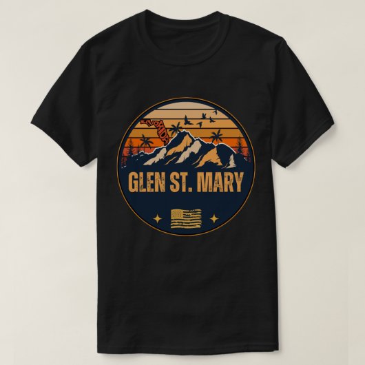 T-shirt Glen St. Mary, Floride (Design devant)