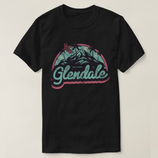 T-shirt Glendale, Californie (Design devant)