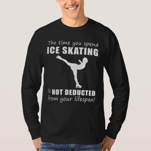 T-shirt Glide & Giggle ! Patinage sur glace - Pas d'impact (Devant)