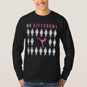 T-shirt Glide to Giggles : Patinage sur glace - Soyez diff