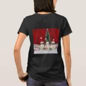 T-shirt Glider de sucre de Noël (Dos)
