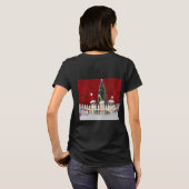 T-shirt Glider de sucre de Noël (Dos entier)