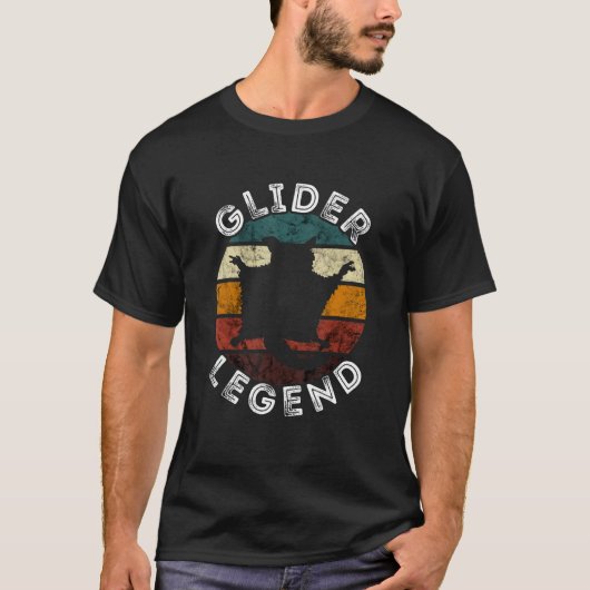 T-shirt Glider Legend Retro Vintage Australian Su (Devant)