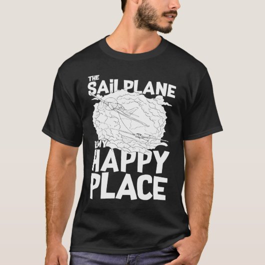 T-shirt Glider Plane Pilot Flying Sailplane Training Fligh (Devant)