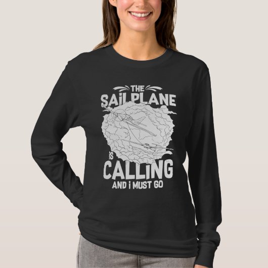 T-shirt Glider Plane Pilot Flying Sailplane Training Fligh (Devant)