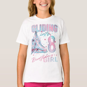 T-shirt Gliding en 8, anniversaire de patinage artistique