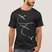 T-shirt gliding glider flying plane pilot glide soar soari (Devant)