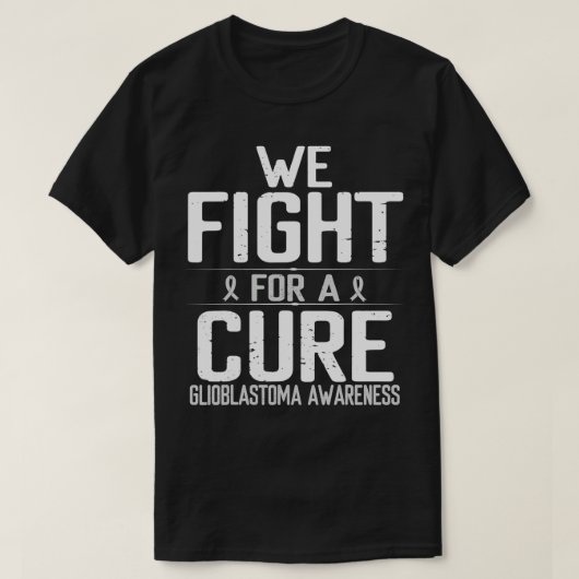 T-shirt Glioblastoma Sensibilisation Combattre Cure Cervea (Design devant)