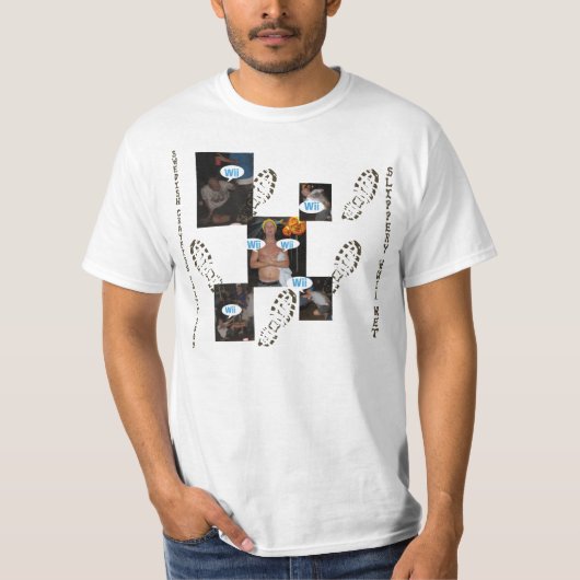 T-shirt Glissant quand T simple humide (Devant)