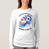 T-shirt Glisser sur la glace (Devant)