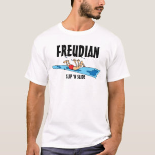 T-shirt Glissière de N de glissement freudien drôle '