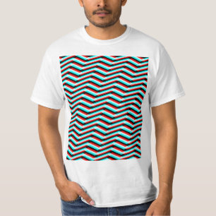 T-Shirt Glitch Chevron