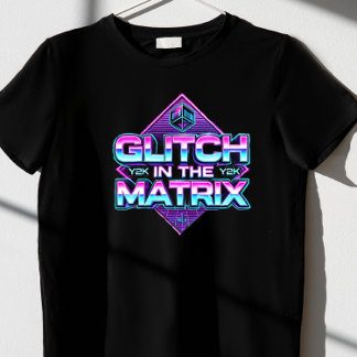 T-shirt Glitch dans la matrice