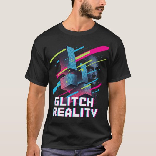 T-shirt Glitch Dreamscape (Devant)