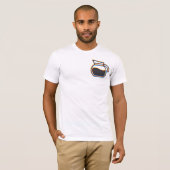 T-shirt Glitch Pot Café (Devant entier)