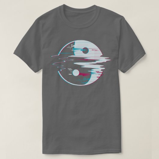T-shirt Glitch Yin Yang (Design devant)