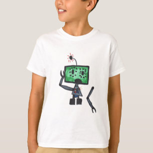 T-shirt Glitchy le robot