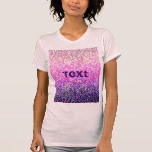 T-Shirt Glitter Grafische Achtergrond