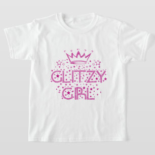 T-shirt Glitzy Girl