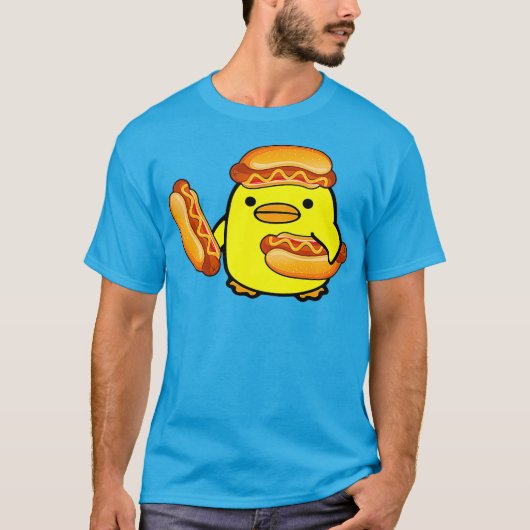 T-shirt Glizzy Gladiator Duck Hotdog mème (Devant)