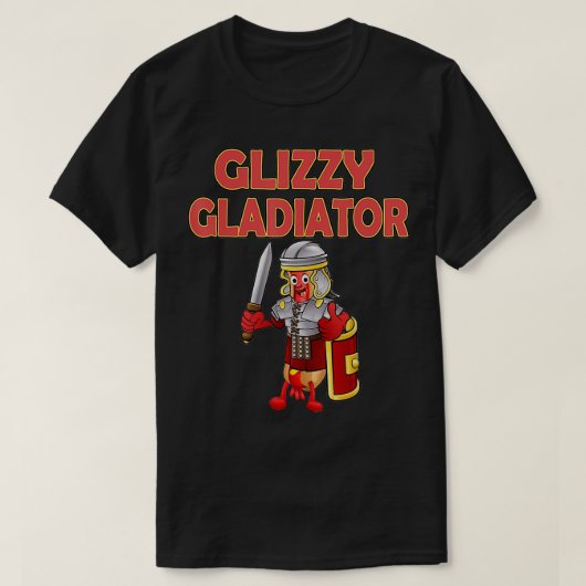 T-shirt Glizzy Gladiator Hot Dog en costume d'armure (Design devant)