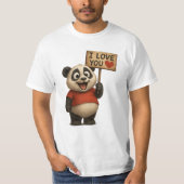 T-shirt Glizzy, Panda & Polar Bear Gang. (Devant)