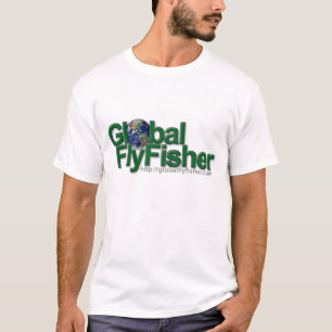 T-shirt global de logo de FlyFisher