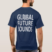 T-shirt global de "shekel" de Futuresounds (Dos)