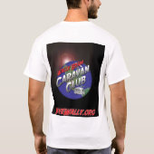 T-shirt globe de SaveWally.org WBCC (Dos)