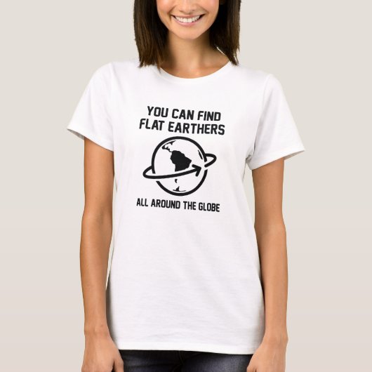 T-shirt Globe des oreilles plates (Devant)