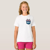 T-shirt Globes oculaires sur poche (Devant entier)