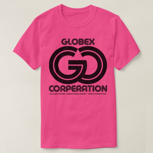 T-shirt Globex Corp GCBlack RxTp (Design devant)