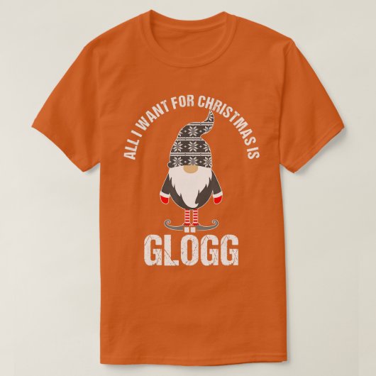 T-shirt Glogg scandinave omte Noël Boire (Design devant)