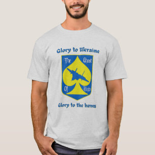 T-shirt Gloire Aux Héros Ukraine Fighter Ace