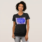 T-shirt Gloire De La Neige Chocking Bleu Dames T Chemise (Devant entier)