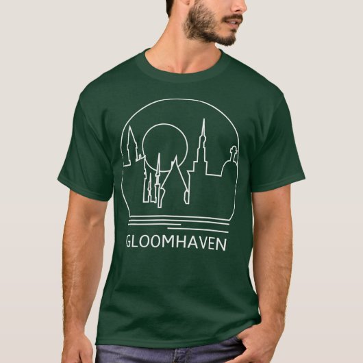 T-shirt Gloomhaven Board Jeu Conception Tablet Jeu (Devant)