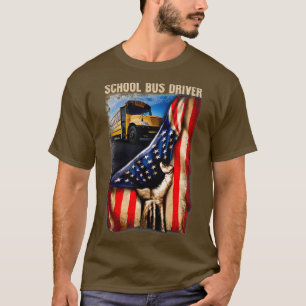 T-shirt Glorieux conducteur de bus scolaire américain