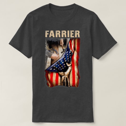 T-shirt Glorieux Farrier T américain (Design devant)