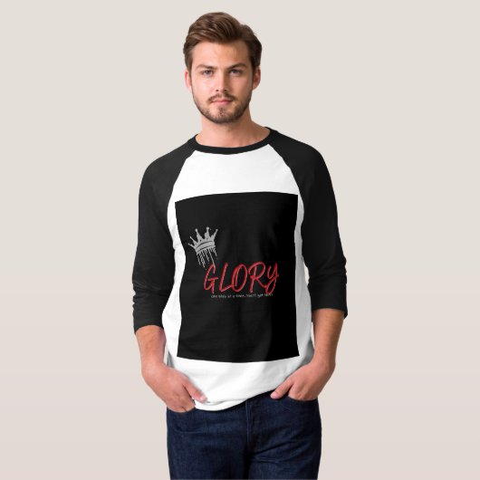 T-shirt Glory Crown Graphic Baseball Tee (Devant entier)