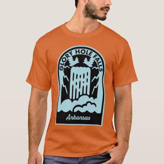 T-shirt Glory Hole Falls Arkansas (Devant)