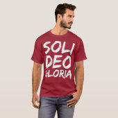 T-shirt Glory to God Alone Quote Reformation Gift Soli (Devant entier)