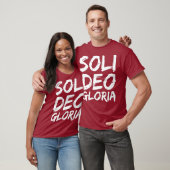 T-shirt Glory to God Alone Quote Reformation Gift Soli (Unisexe)