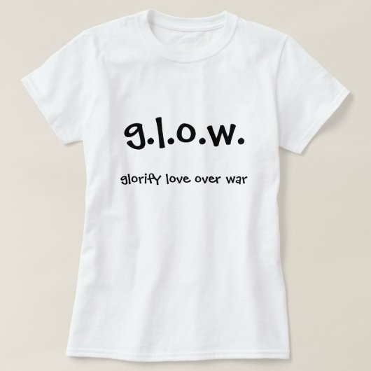 T-shirt Glow (Design devant)