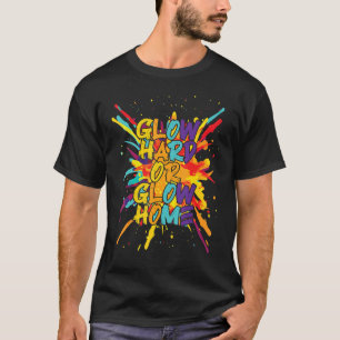 T-shirt Glow Hard ou Glow Accueil les années 70 & 80s Cost