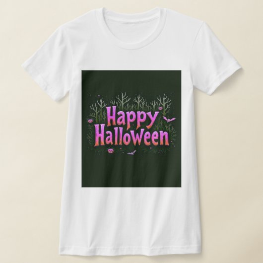 T-shirt Glow-in-the-Dark Happy Halloween (Poser)