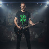 T-shirt Glow-in-the-Dark Skeleton Ribcage & Handprint