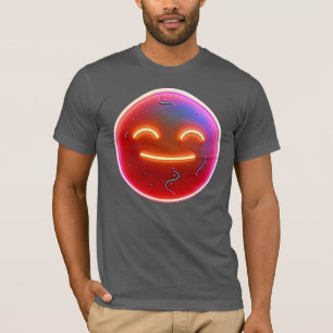 T-shirt Glow of Joy : Emoticon numérique