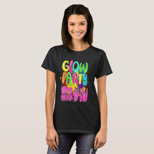 T-shirt Glow Party Clothing Glow Party Tees Glow Party Sis (Devant entier)