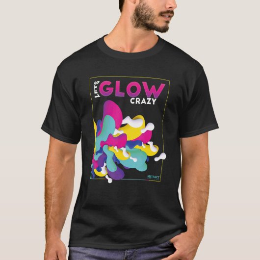 T-shirt Glow Party Faisons la fête (Devant)